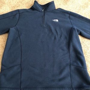 North Face Men's SDS 1/4 Zip Fleece Pullover Blue